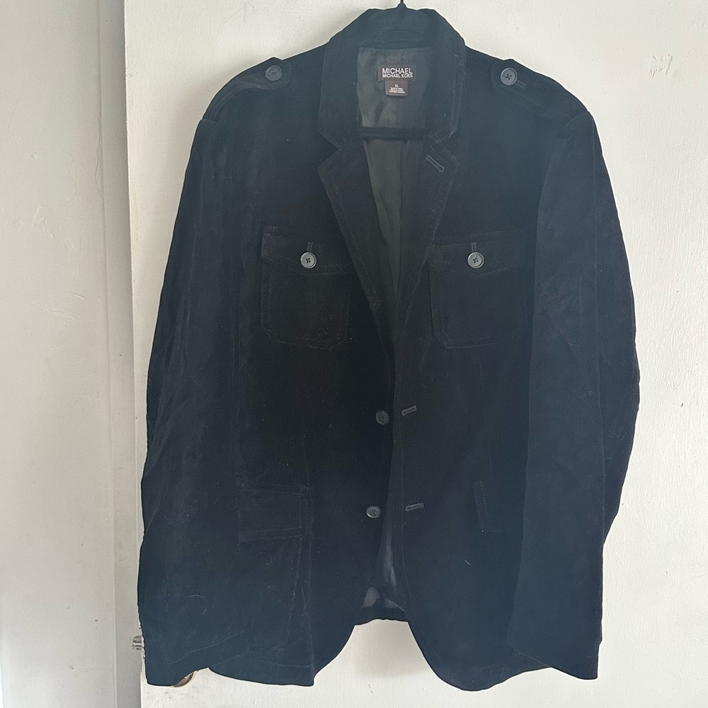 Michael Kors Black Military Field Jacket